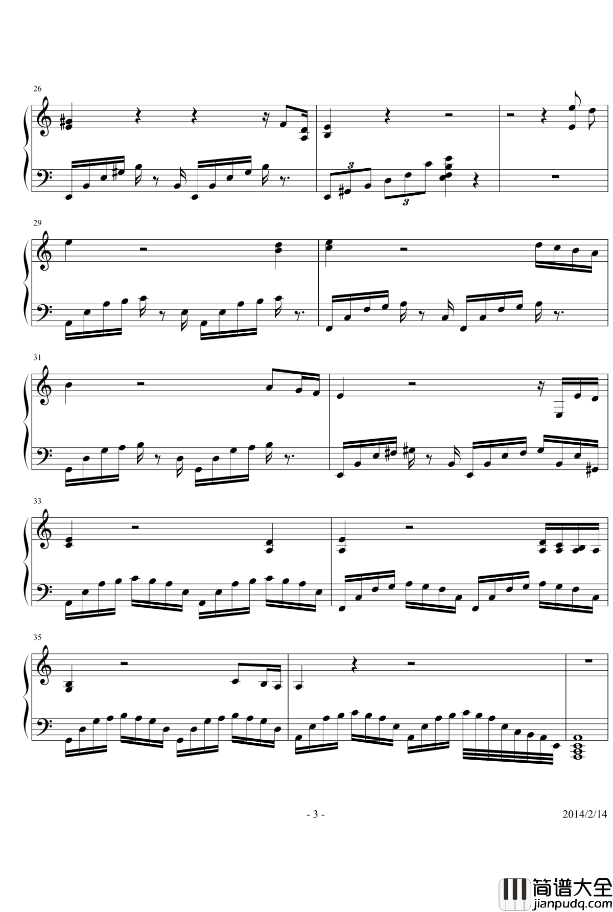 Waiting_for_MK·Hui钢琴谱_yuanhao2341_