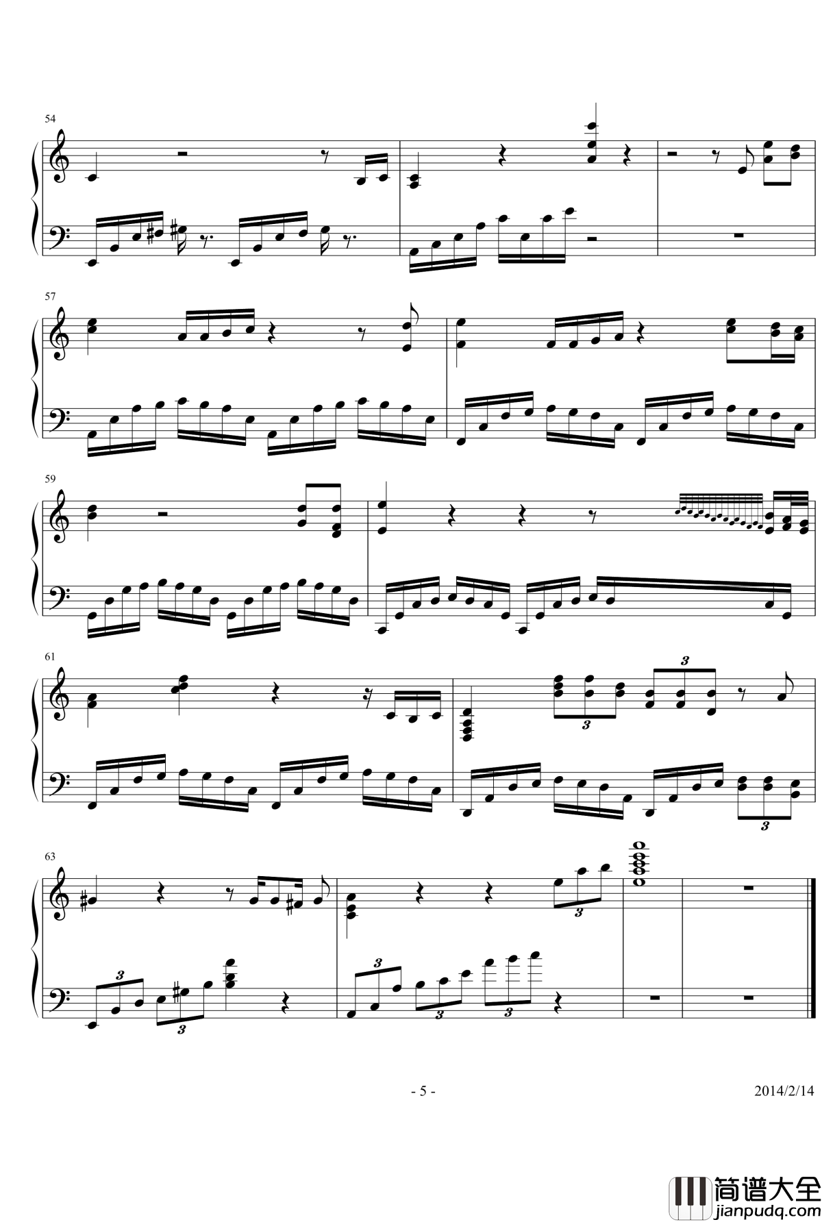 Waiting_for_MK·Hui钢琴谱_yuanhao2341_