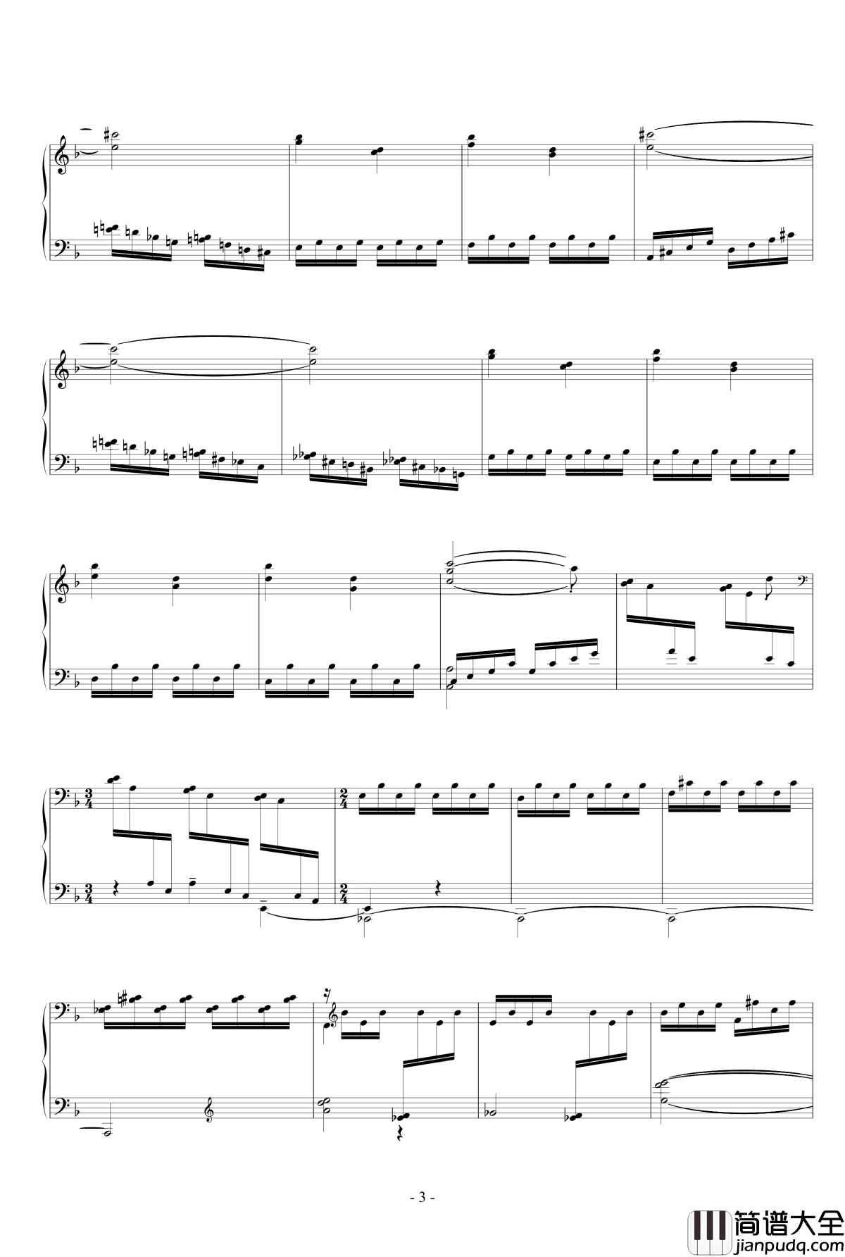 冥想集钢琴谱_修改_升c小调