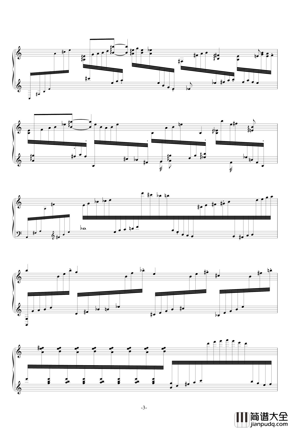 冥想集钢琴谱_修改_升c小调