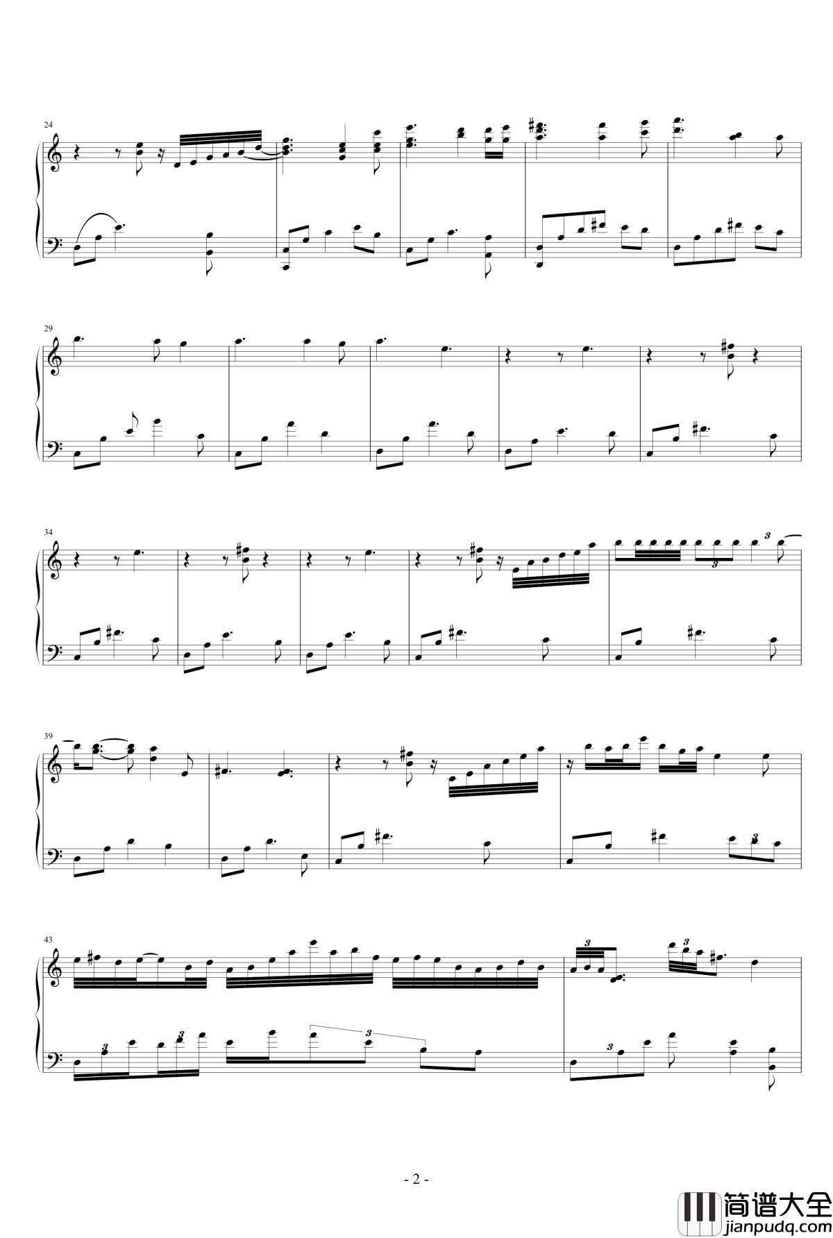 冥想集钢琴谱_修改_升c小调