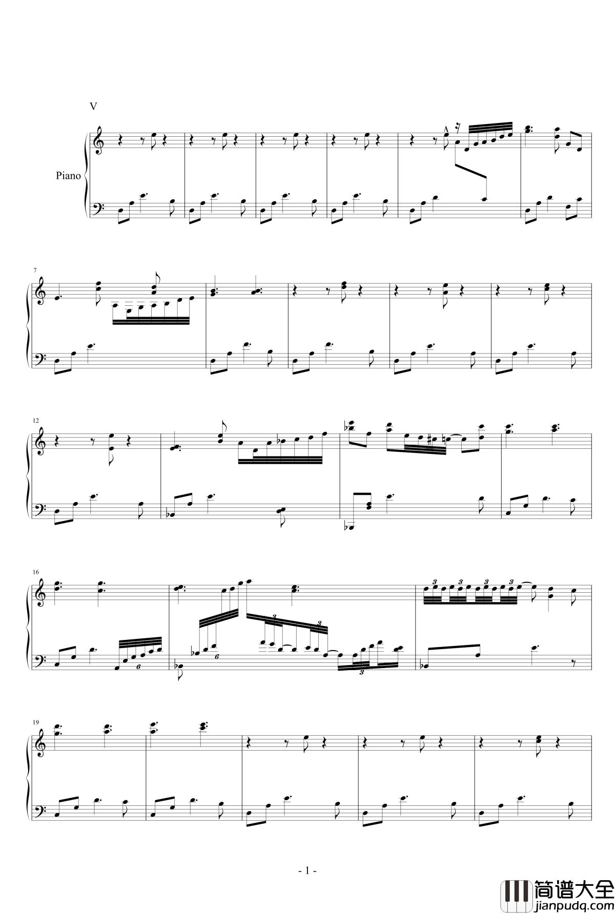 冥想集钢琴谱_修改_升c小调