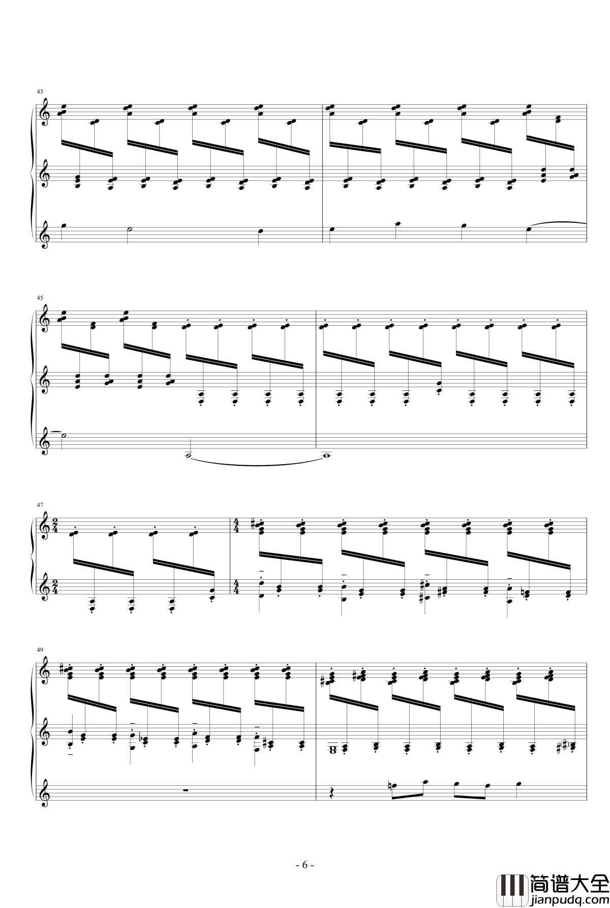 冥想集钢琴谱_修改_升c小调