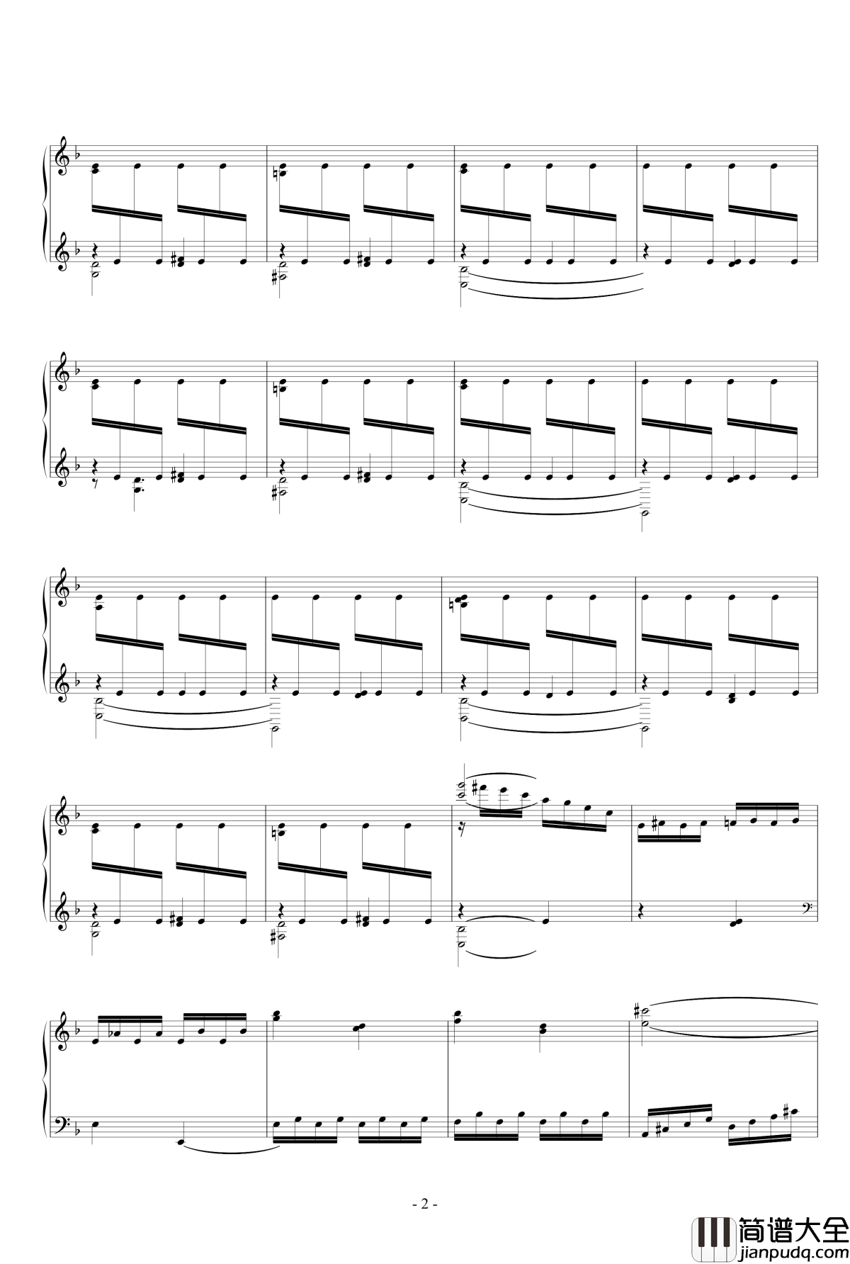 冥想集钢琴谱_修改_升c小调