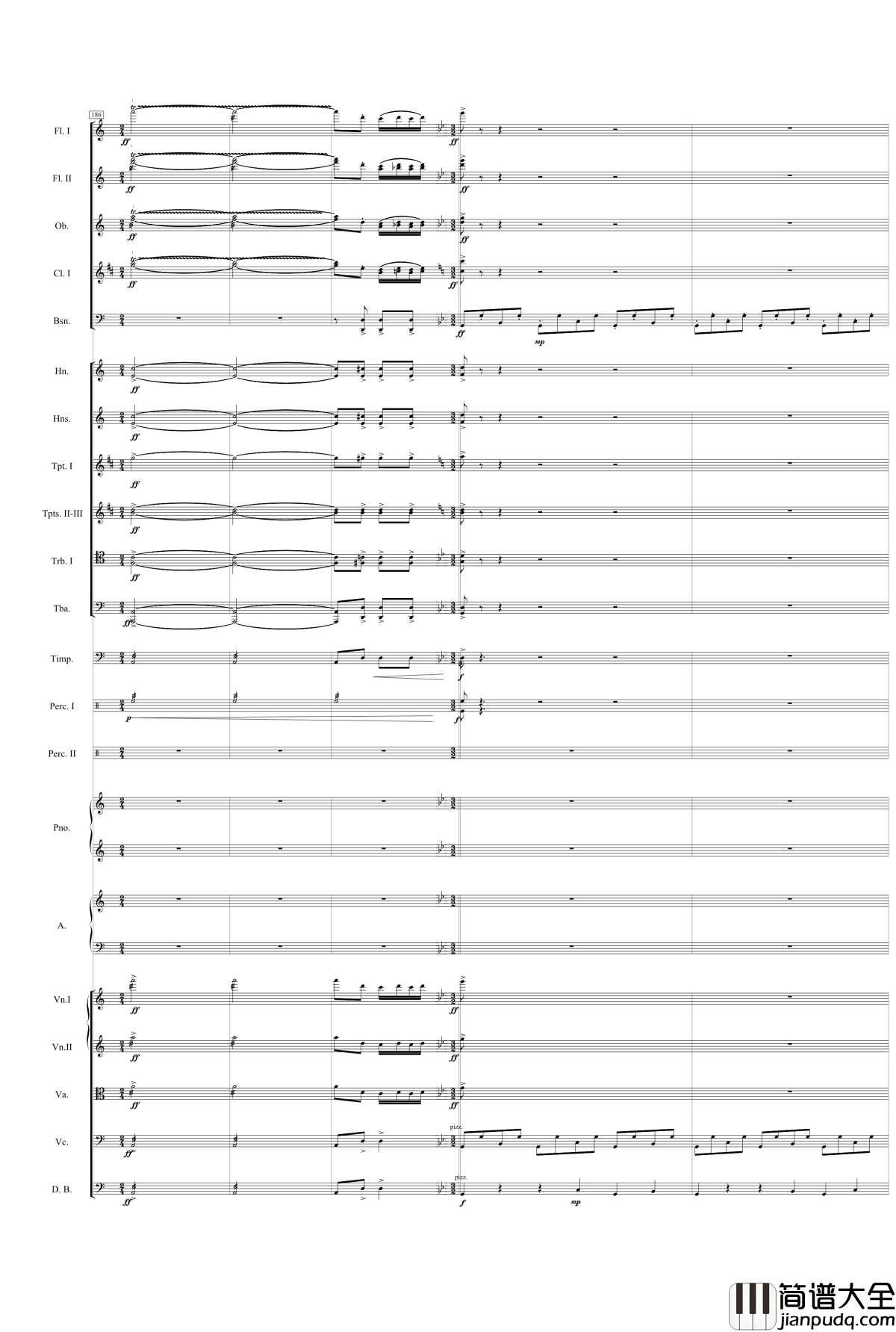 _云南音诗_之火把节钢琴谱_节选_王西麟