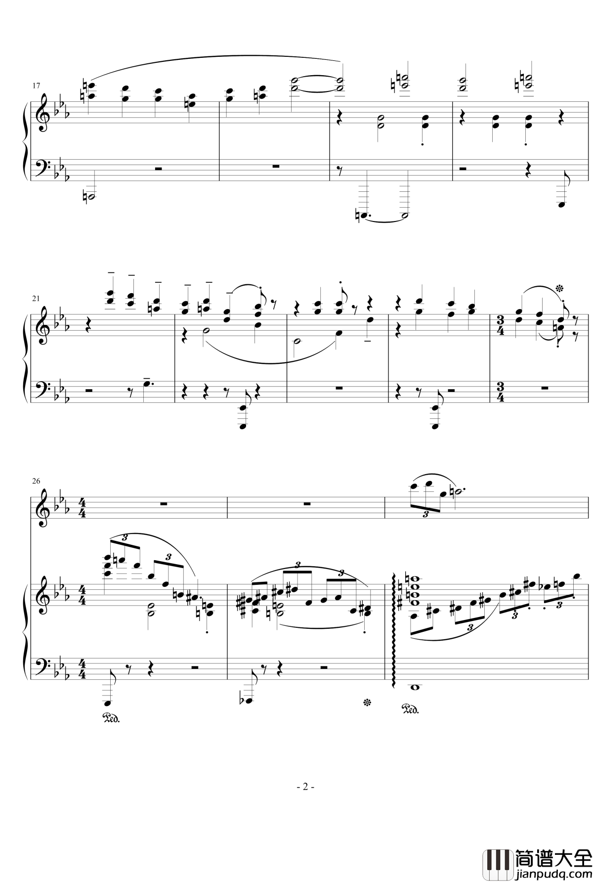 为远行人的海上摇篮曲钢琴谱_流行追梦人