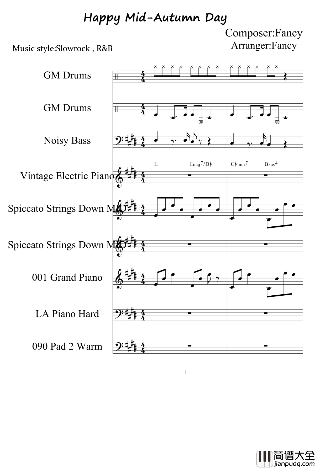 Happy_Mid钢琴谱_Autumn_Day_1154105477