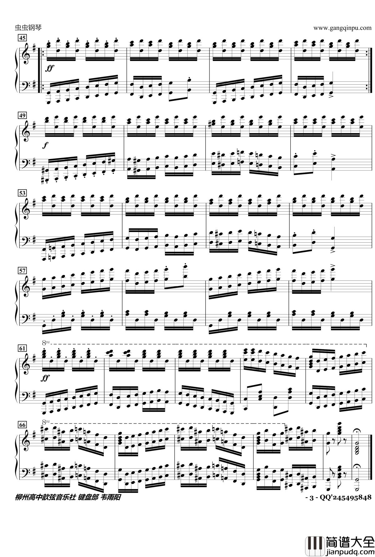 车尔尼练习曲作品740第49钢琴谱_车尔尼_Czerny