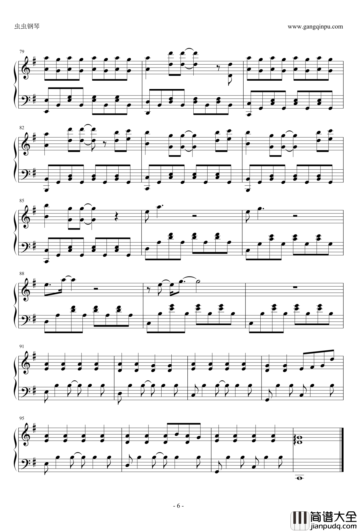 想你想疯了钢琴谱_彭佳慧