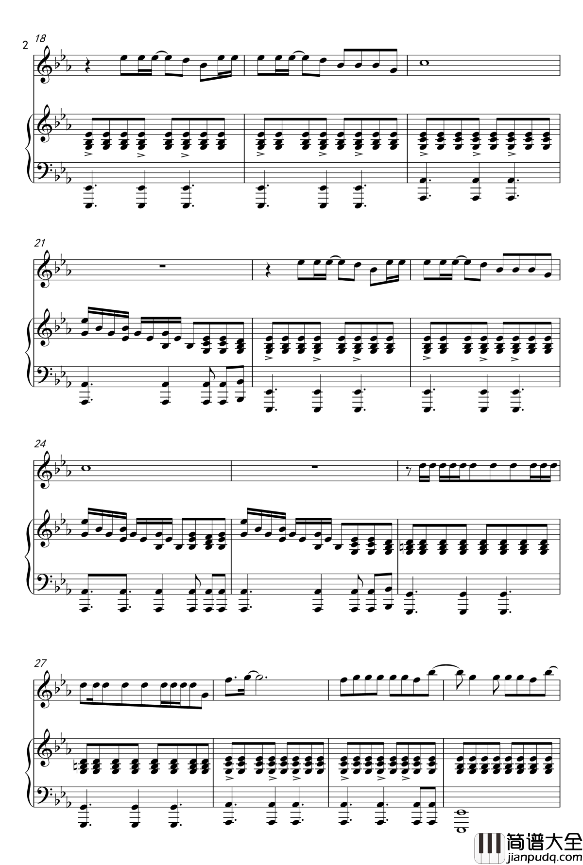 empire_state_of_mind钢琴谱_钢琴伴奏_ALICIA_KEY