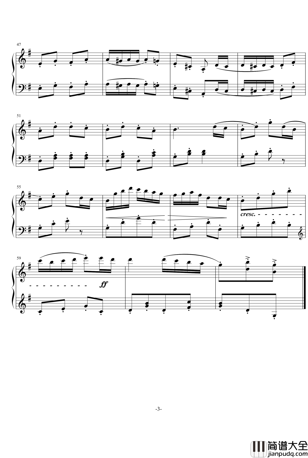 波尔卡钢琴谱_回旋曲_涡轮时空之殇