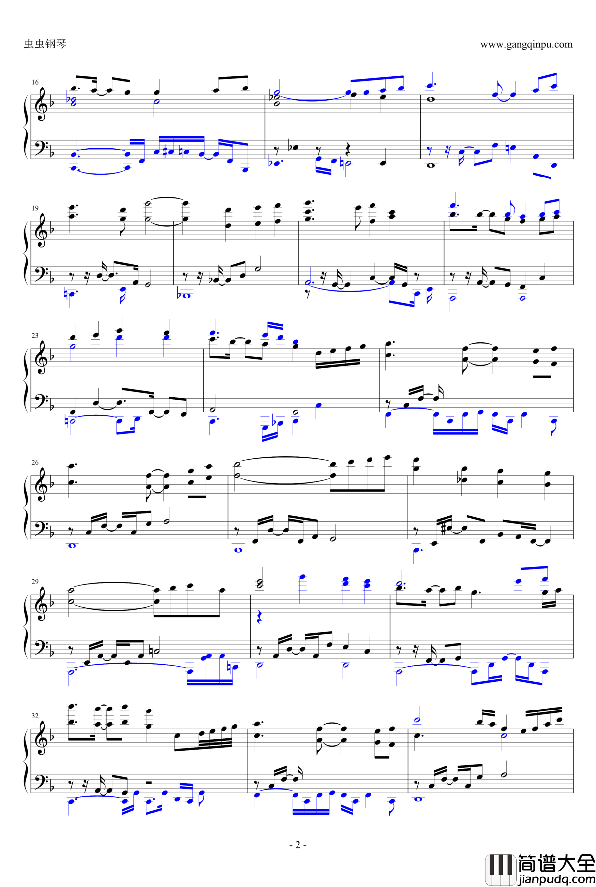 万神殿BGM钢琴谱_冒险岛