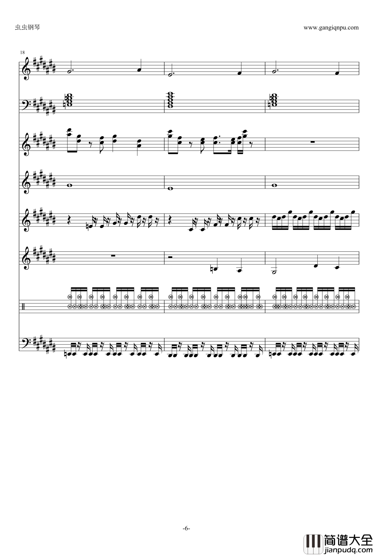 町、時の流れ、人钢琴谱_Ver.2_Clannad