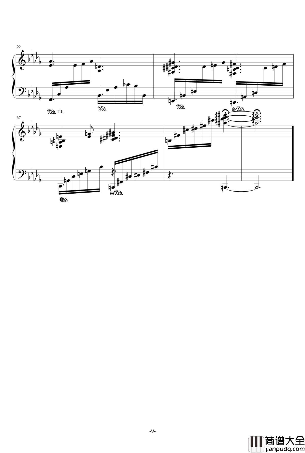 风起的秋钢琴谱_夜曲_AlfredAria