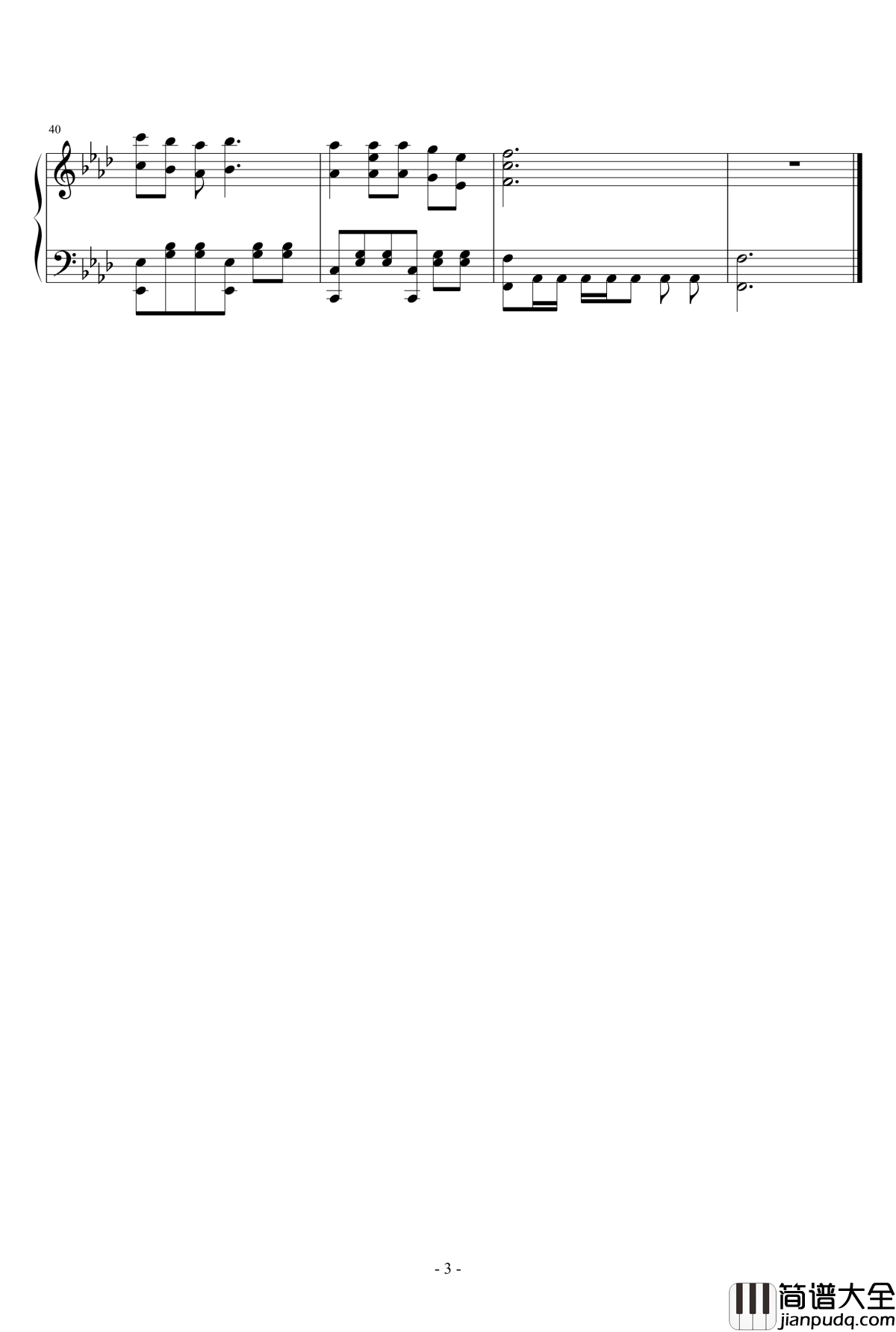 城市之夜钢琴谱_圆舞曲_瑜乐星