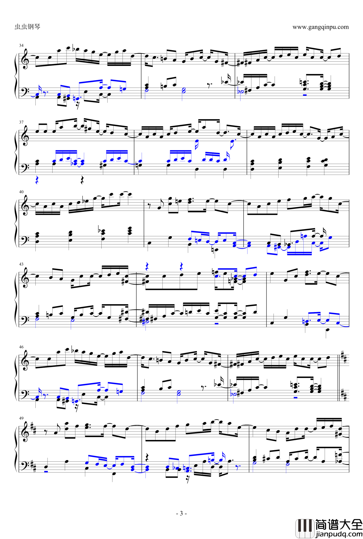 圣地修炼森林BGM钢琴谱_冒险岛