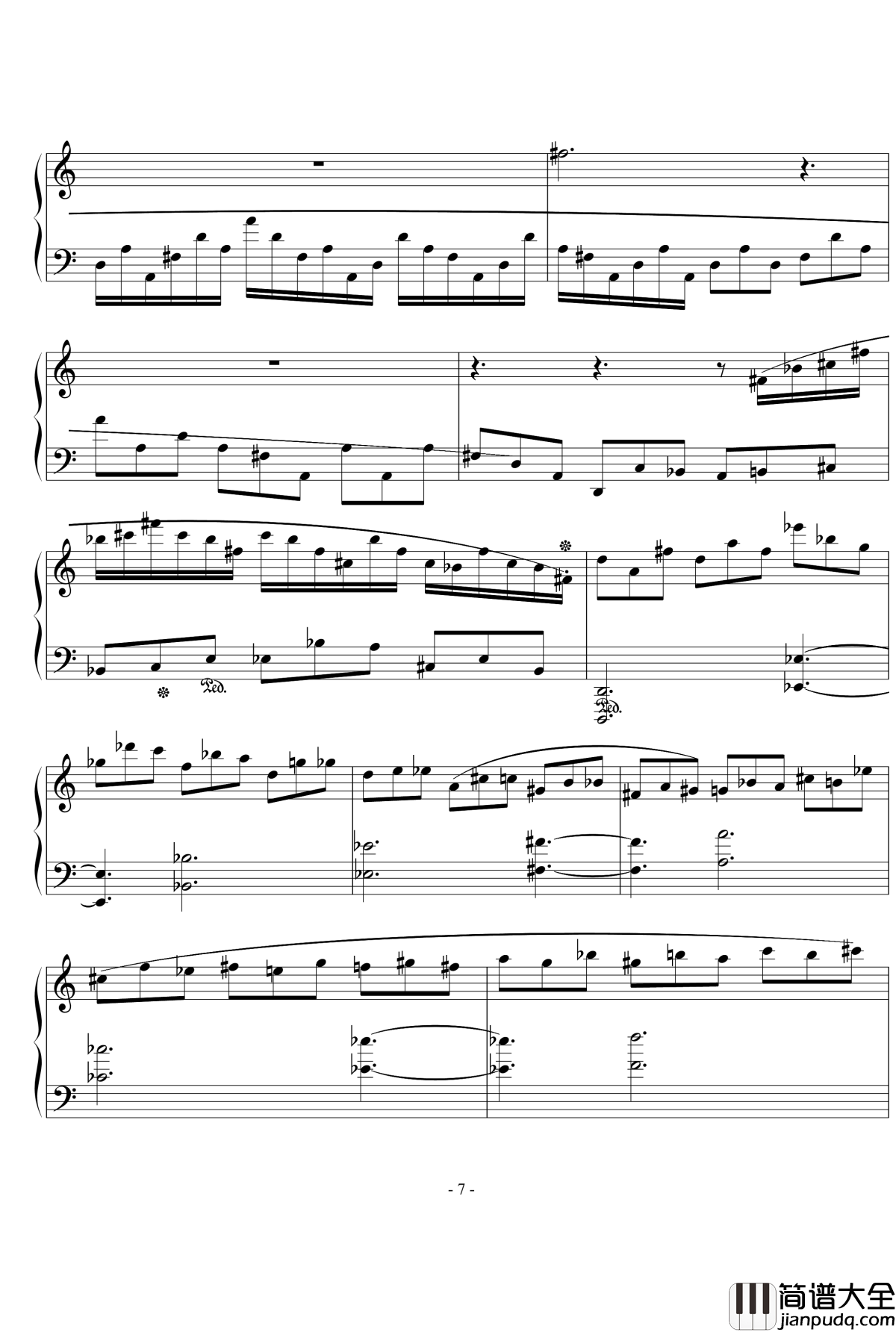 浪漫主义音乐的传统钢琴谱_幻想曲_D大调_流行追梦人