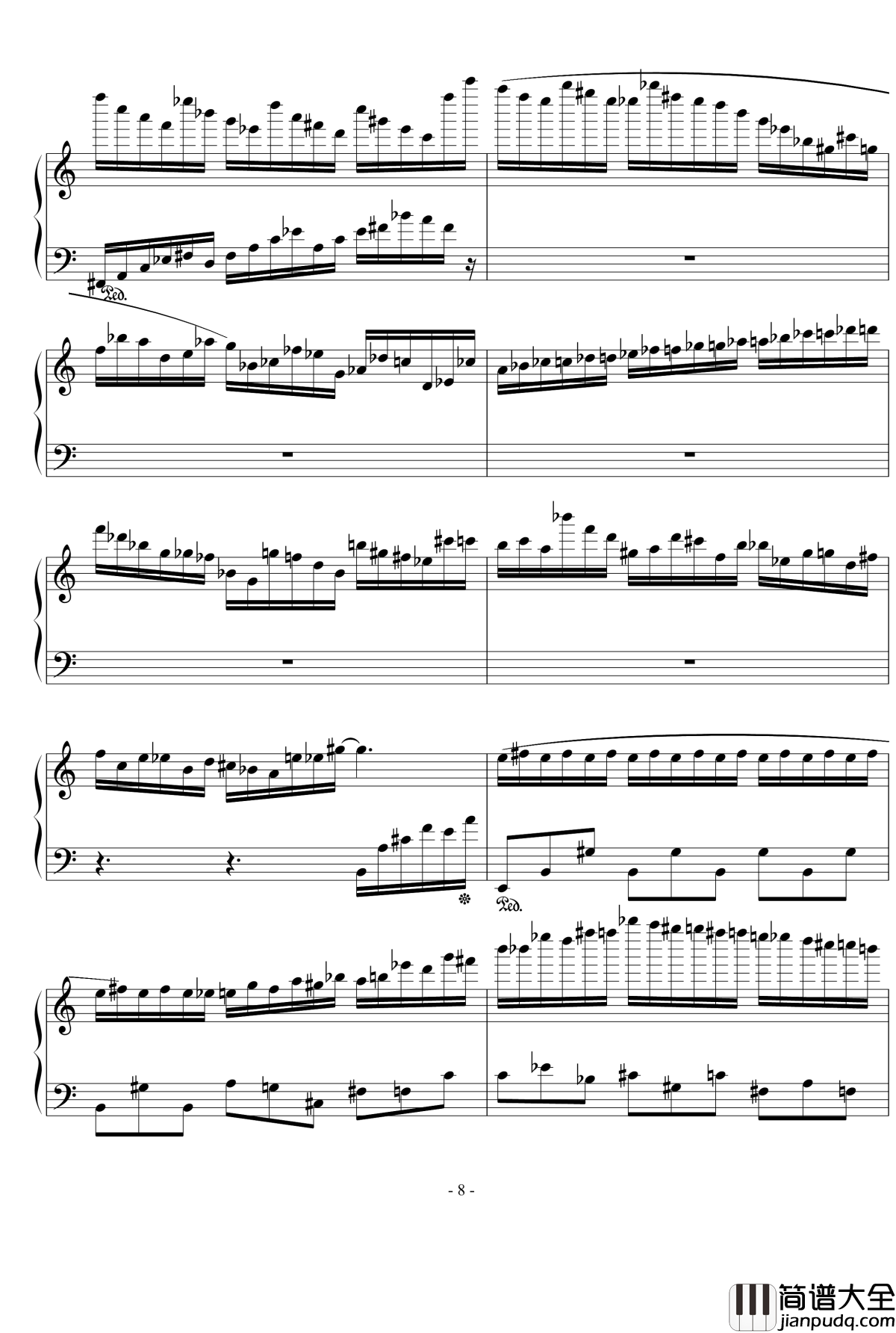 浪漫主义音乐的传统钢琴谱_幻想曲_D大调_流行追梦人