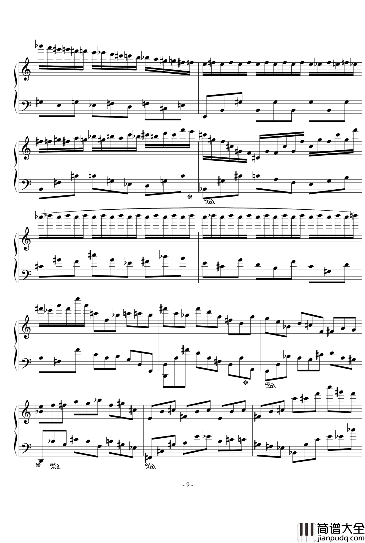 浪漫主义音乐的传统钢琴谱_幻想曲_D大调_流行追梦人