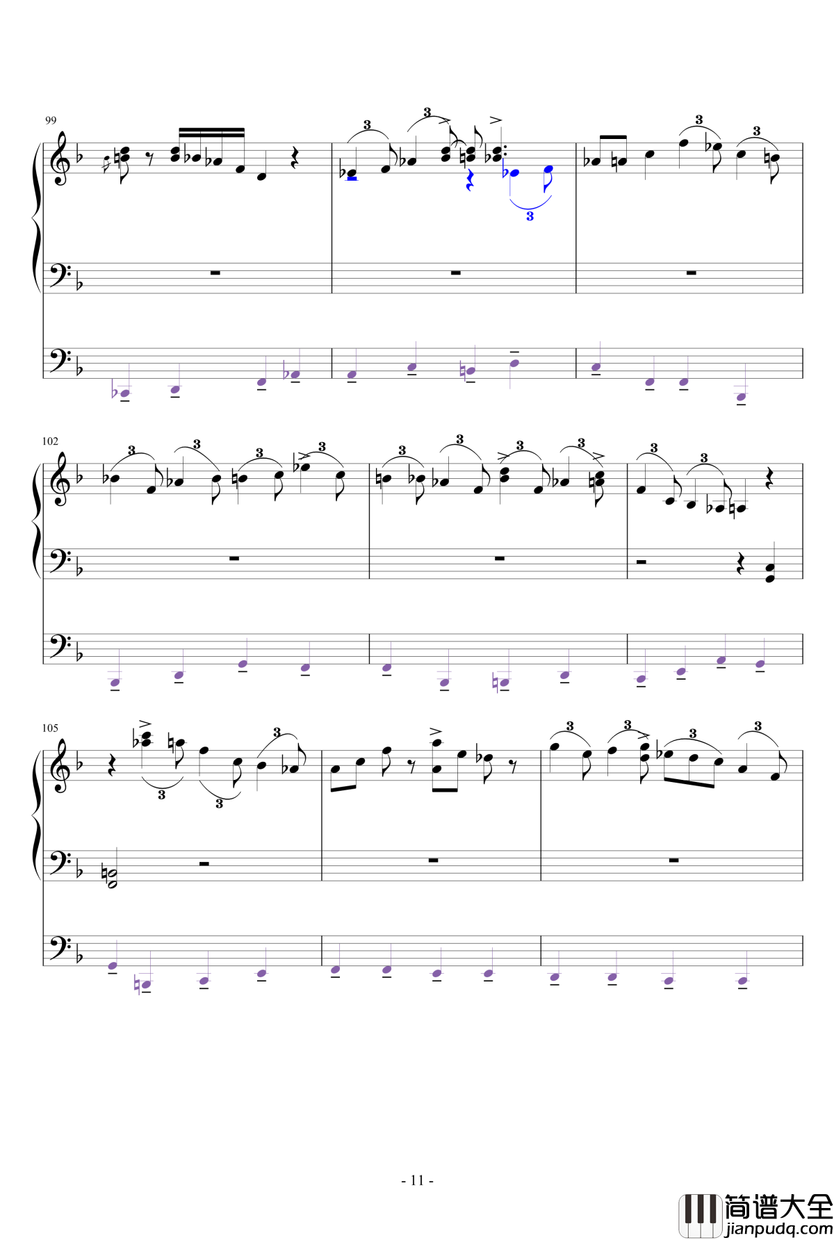 Carolina_shout钢琴谱_爵士_oscar_peterson