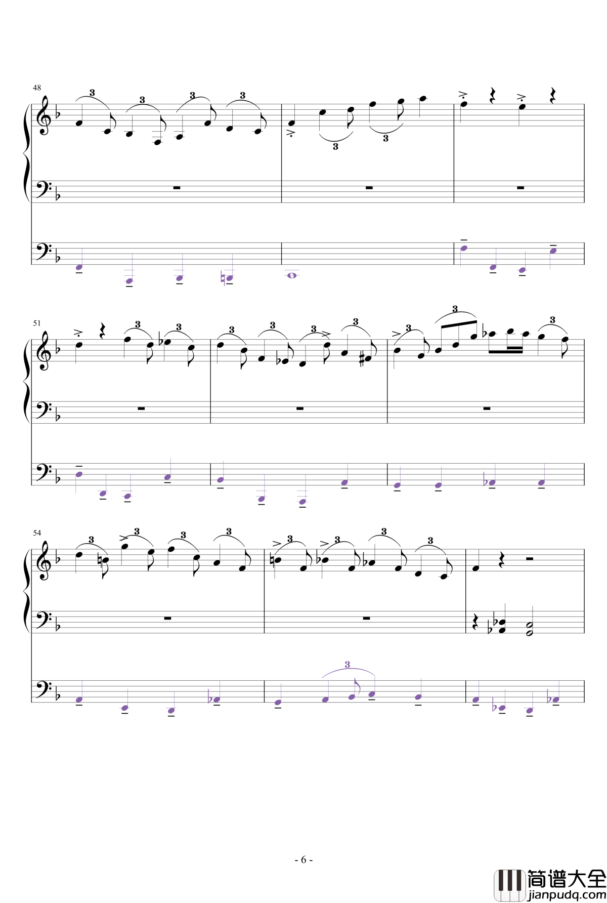 Carolina_shout钢琴谱_爵士_oscar_peterson