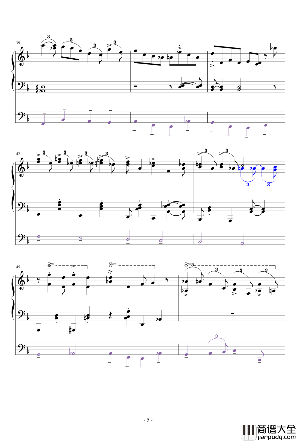 Carolina_shout钢琴谱_爵士_oscar_peterson