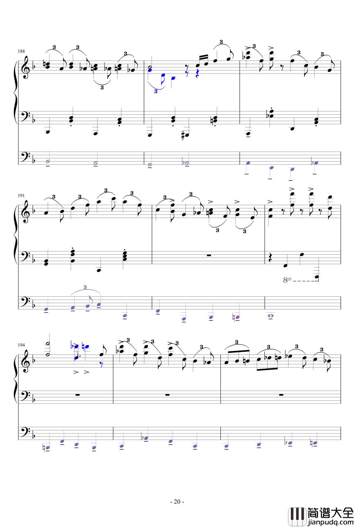 Carolina_shout钢琴谱_爵士_oscar_peterson