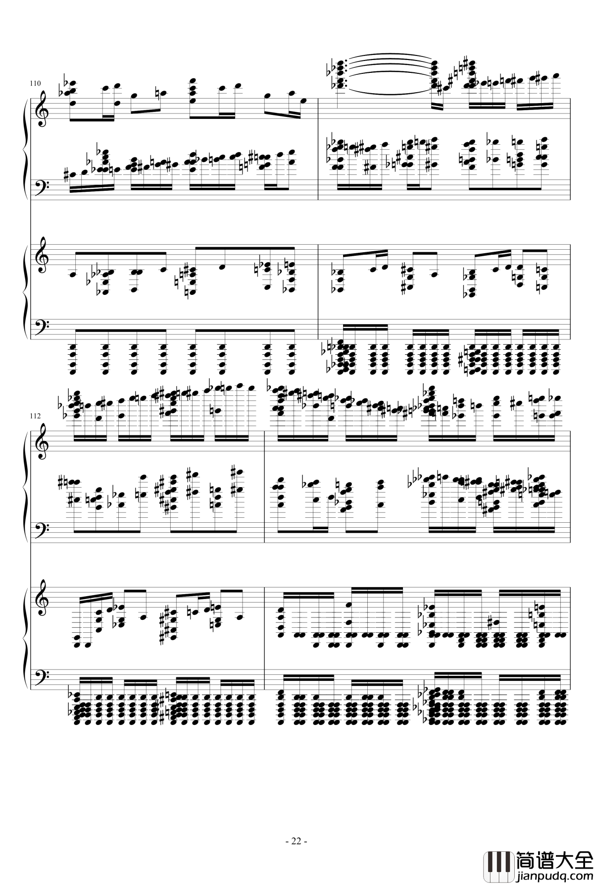 死亡华尔兹钢琴谱_四手联弹_最终鬼畜妹