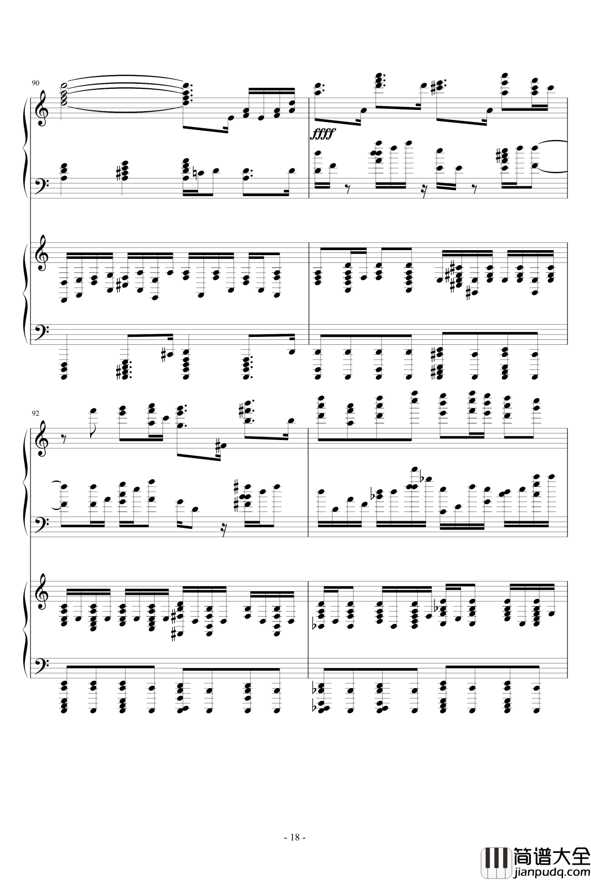 死亡华尔兹钢琴谱_四手联弹_最终鬼畜妹