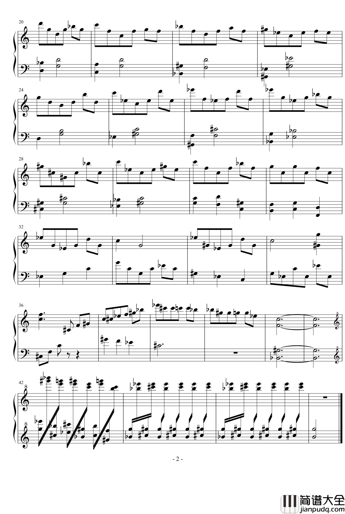 雨点于晴钢琴谱_EdwardLeon