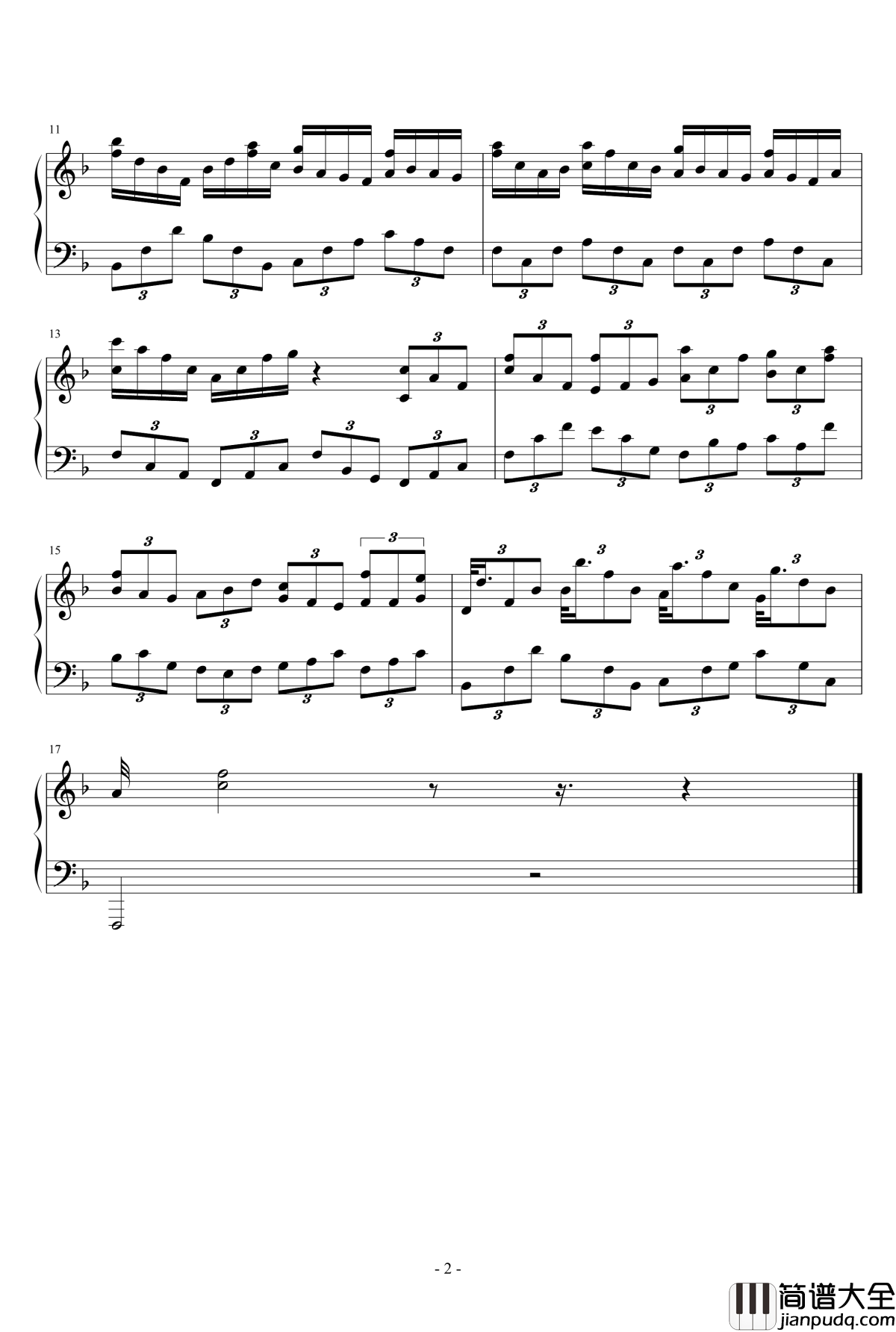 校歌变奏曲5钢琴谱_寂静的晨曲_琴欲