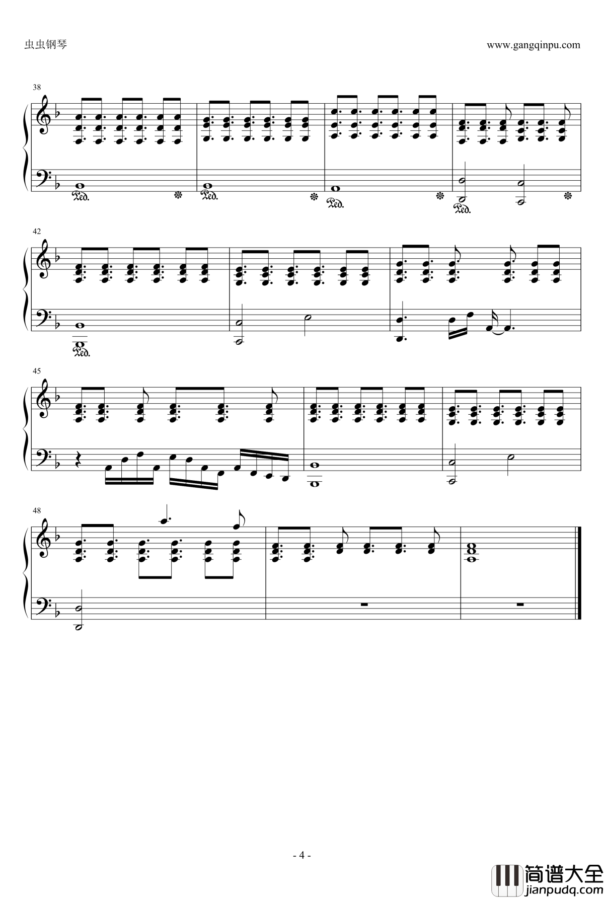 Dark_Chii_Theme钢琴谱_Chobits插曲_人形电脑天使心