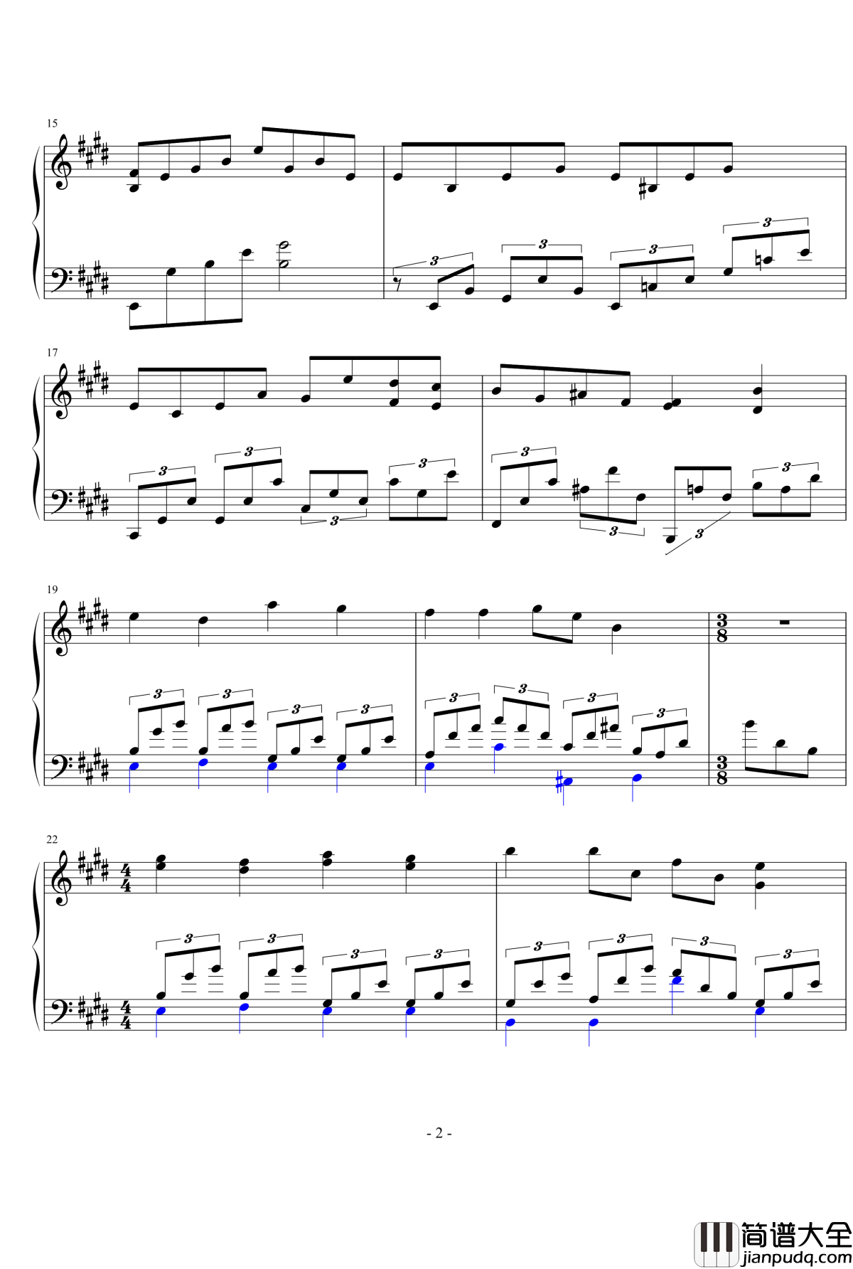 随笔钢琴谱_nyride