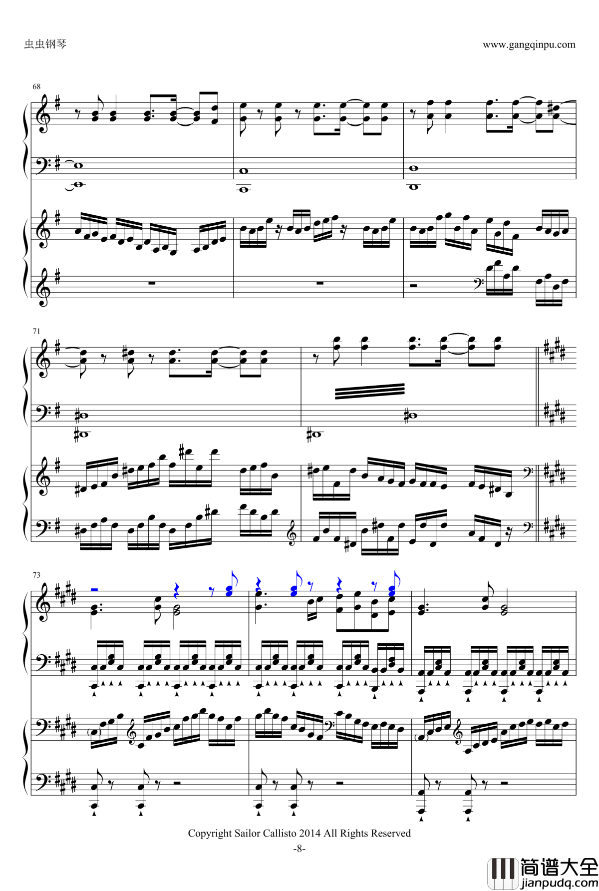 Dream_Battle钢琴谱_东方永夜抄