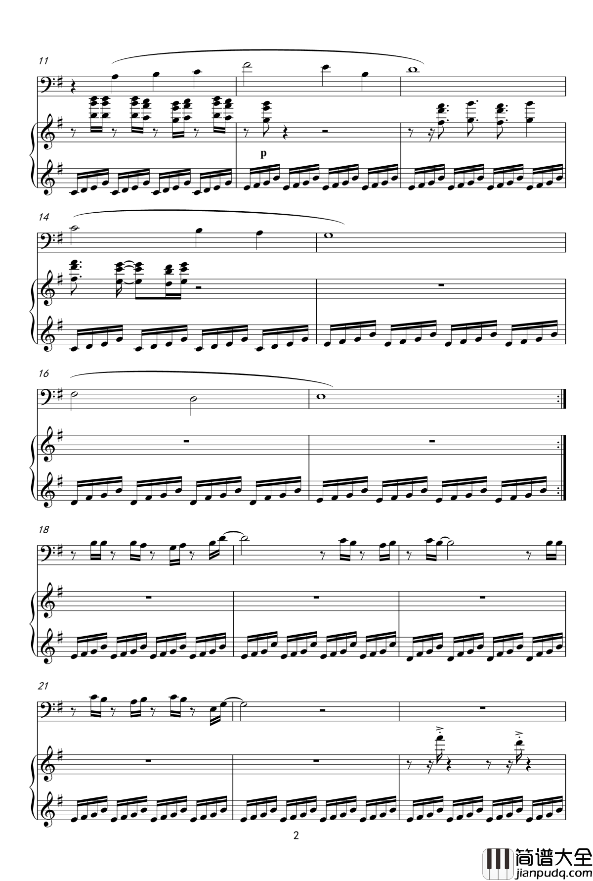 Summer_Palace_Main_Theme钢琴谱_Peyman_Yazdanian