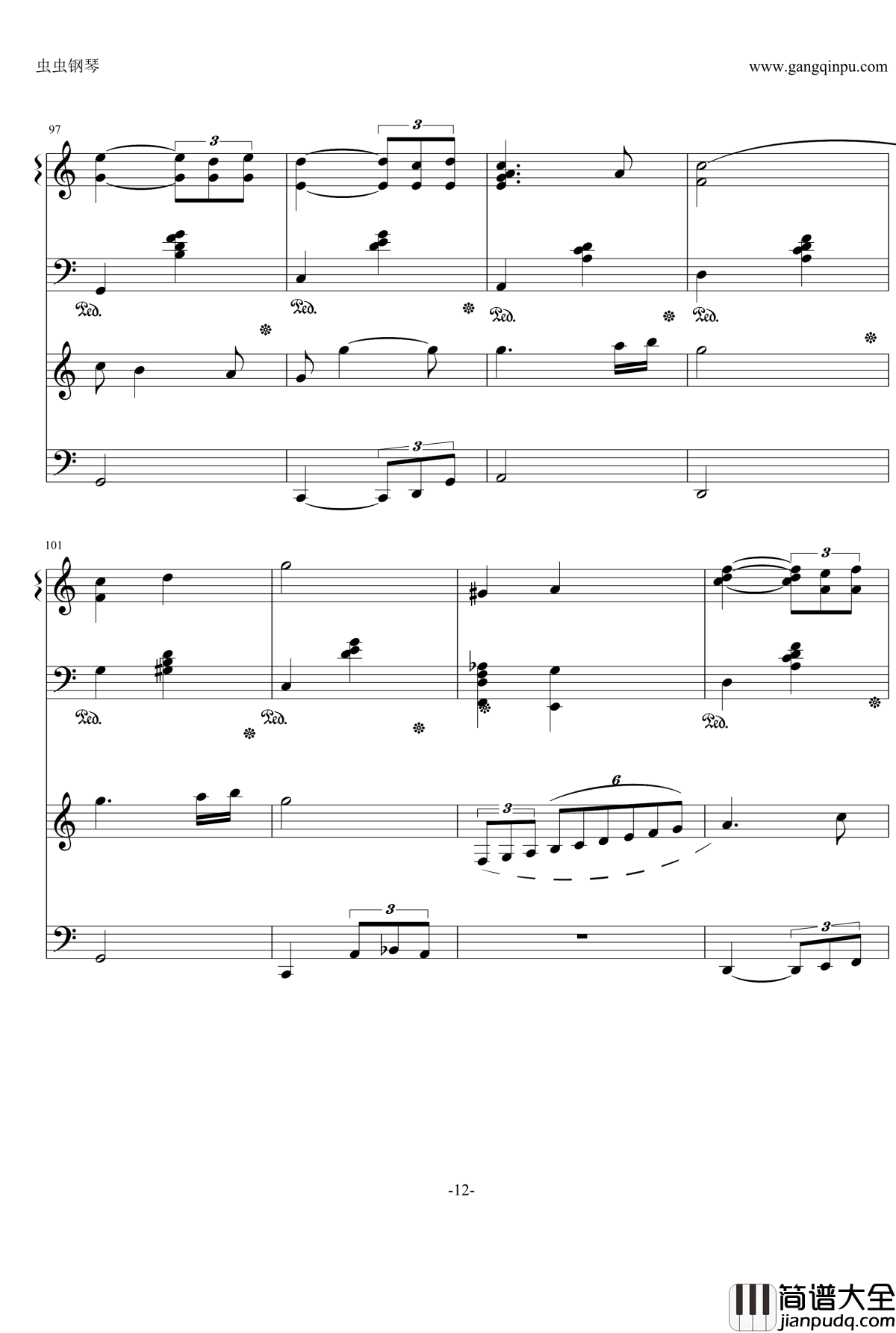 Un_été_sur_la_cote钢琴谱_French_Jazz_Benjamin_Biolay