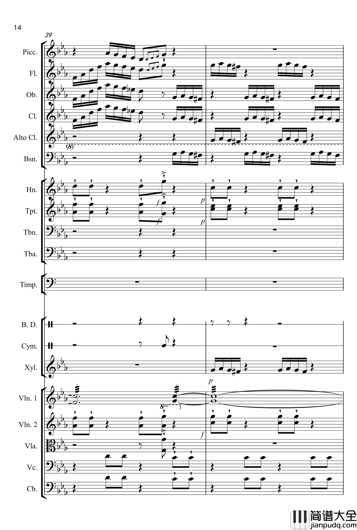 X进行曲钢琴谱_韩铭佑