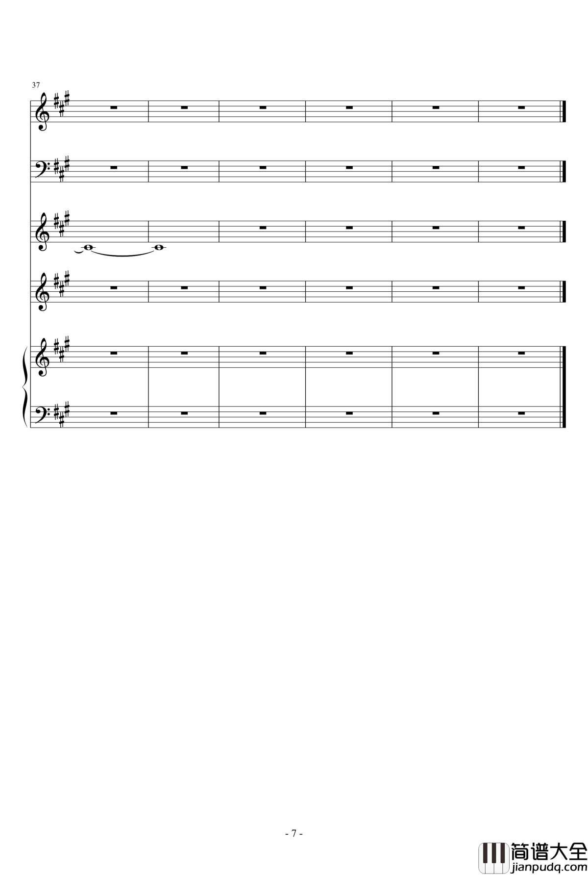 Escape钢琴谱_Ｓòrγy.