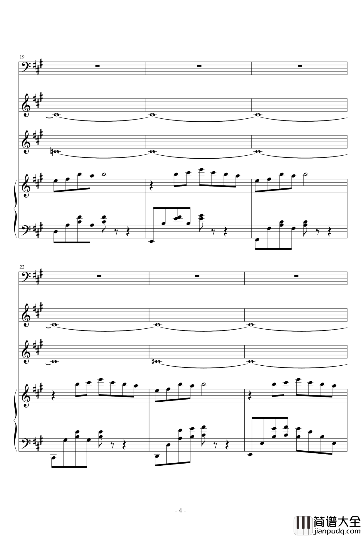 Escape钢琴谱_Ｓòrγy.