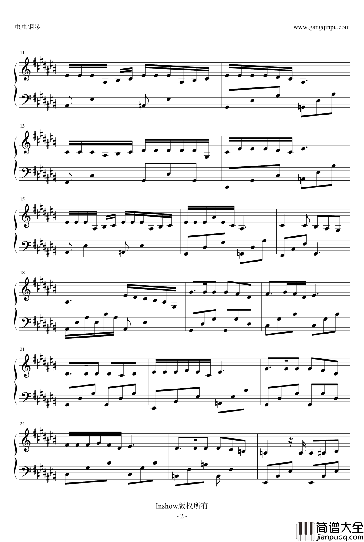 匆匆那年钢琴谱_电影_匆匆那年_主题曲_王菲