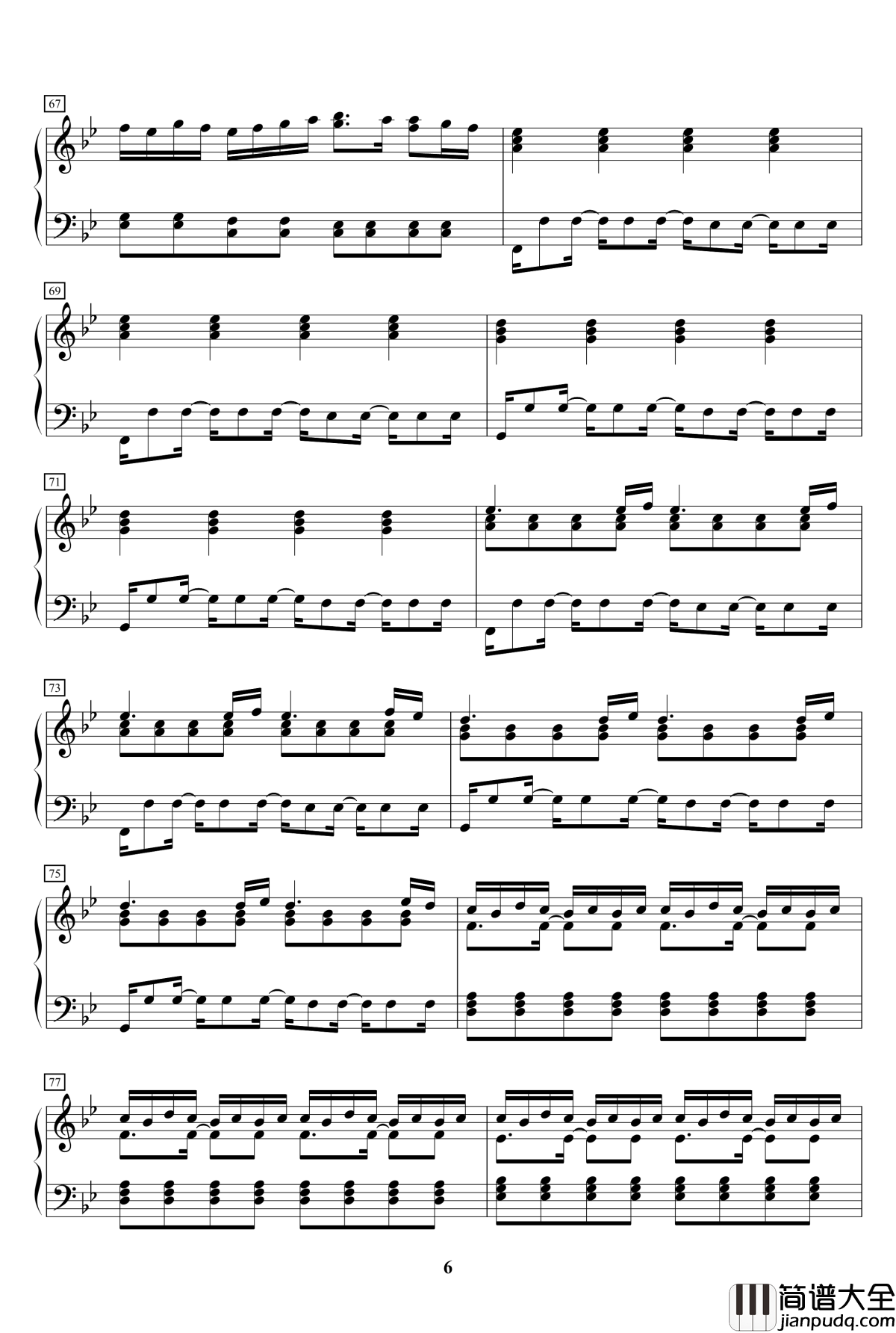 记忆回流钢琴谱_MrSHUM