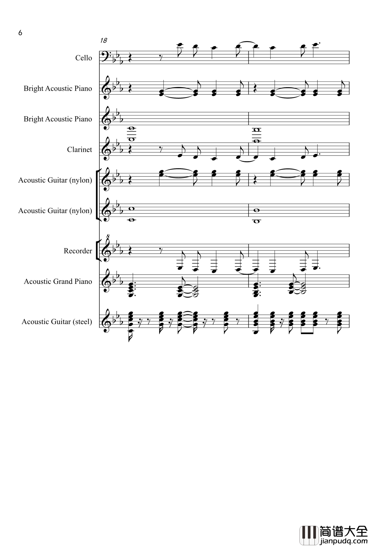 Love_song钢琴谱_Adele_Laurie_Blue_Adkins