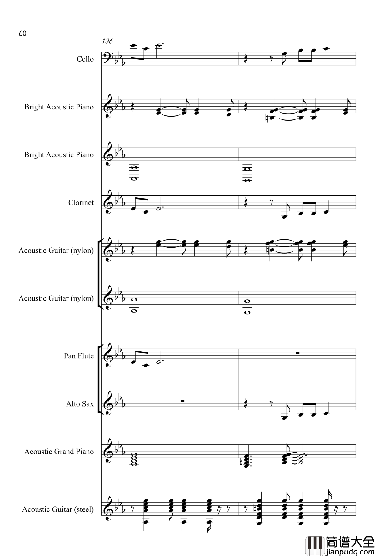 Love_song钢琴谱_Adele_Laurie_Blue_Adkins