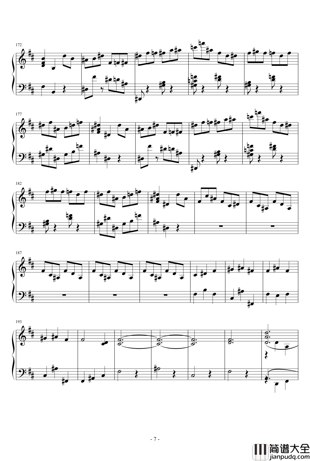 谐谑曲钢琴谱_两只老虎_K550