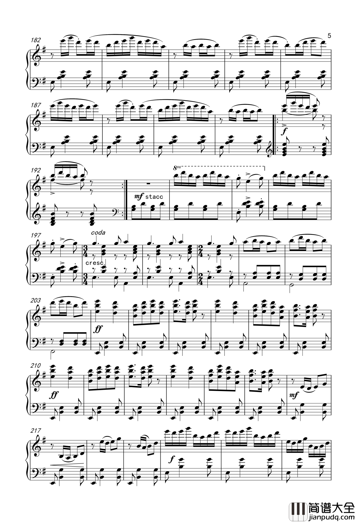 采茶扑蝶钢琴谱_刘福安