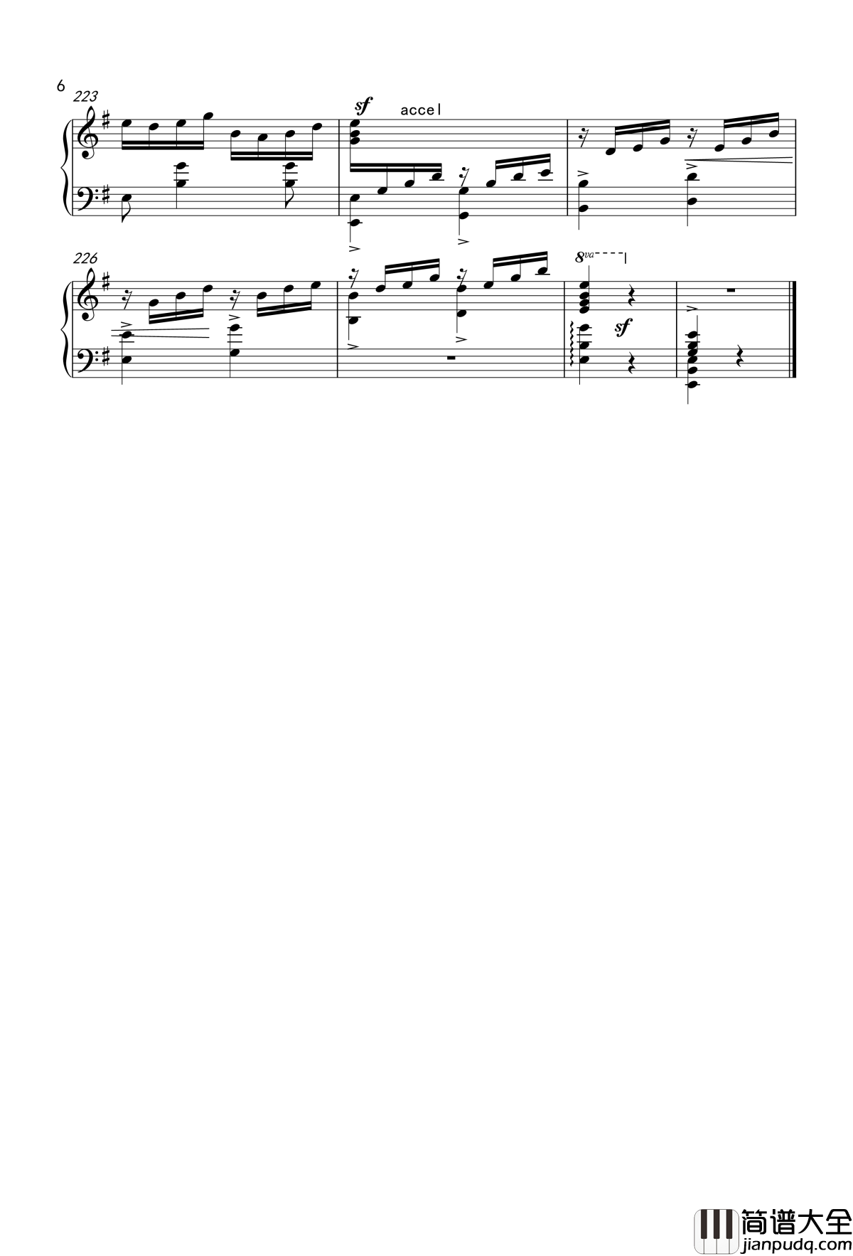 采茶扑蝶钢琴谱_刘福安