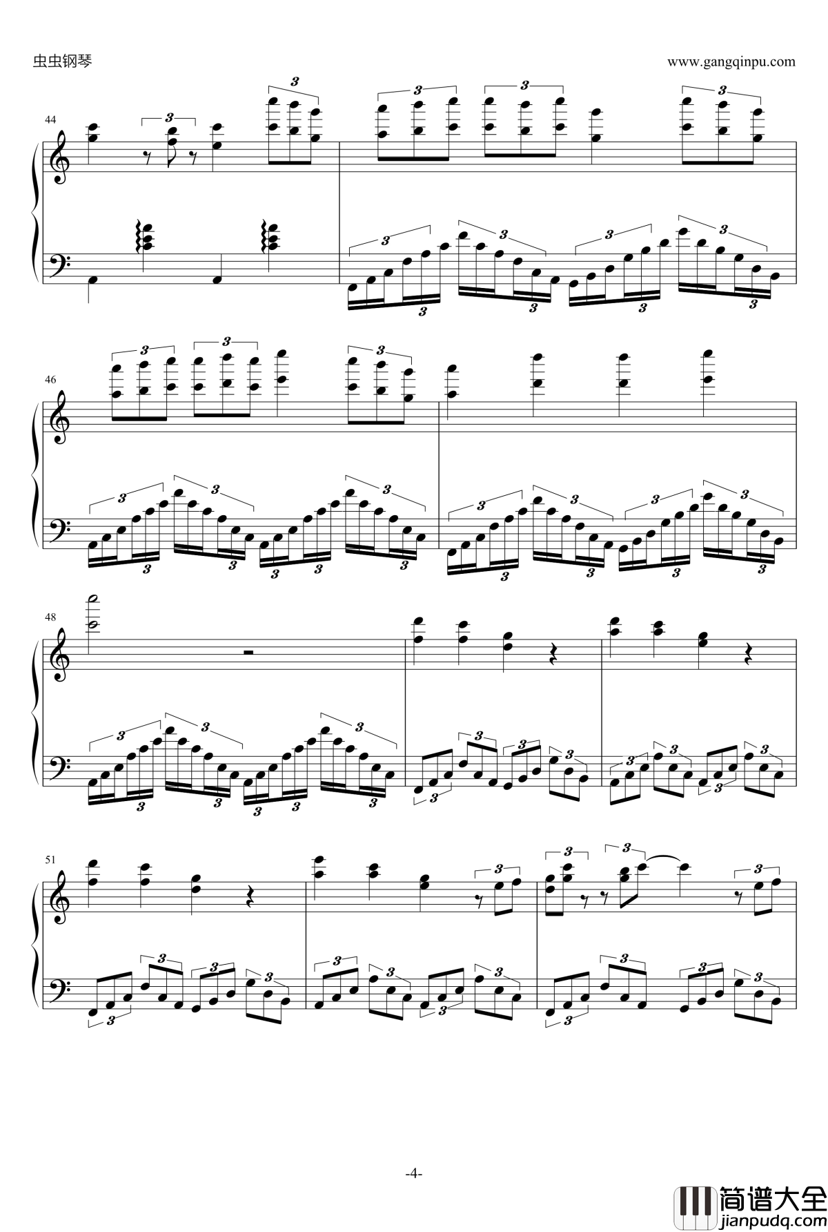 Sternengeang钢琴谱_机动戦士ガンダムユニコーン_OST4_机动战士