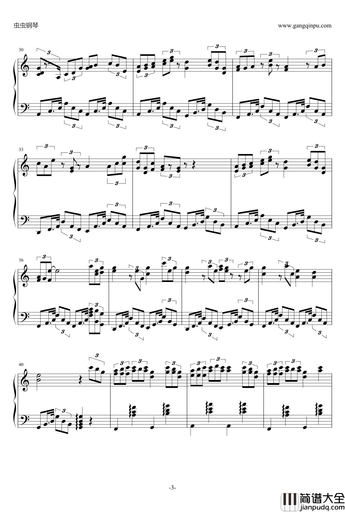 Sternengeang钢琴谱_机动戦士ガンダムユニコーン_OST4_机动战士