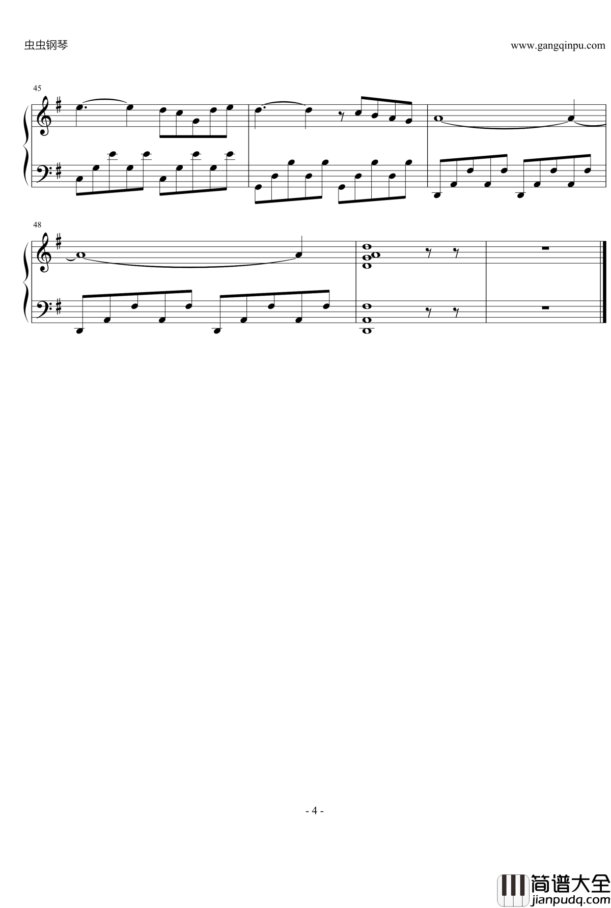 AT_FIRST_SIGHT钢琴谱_YANNY