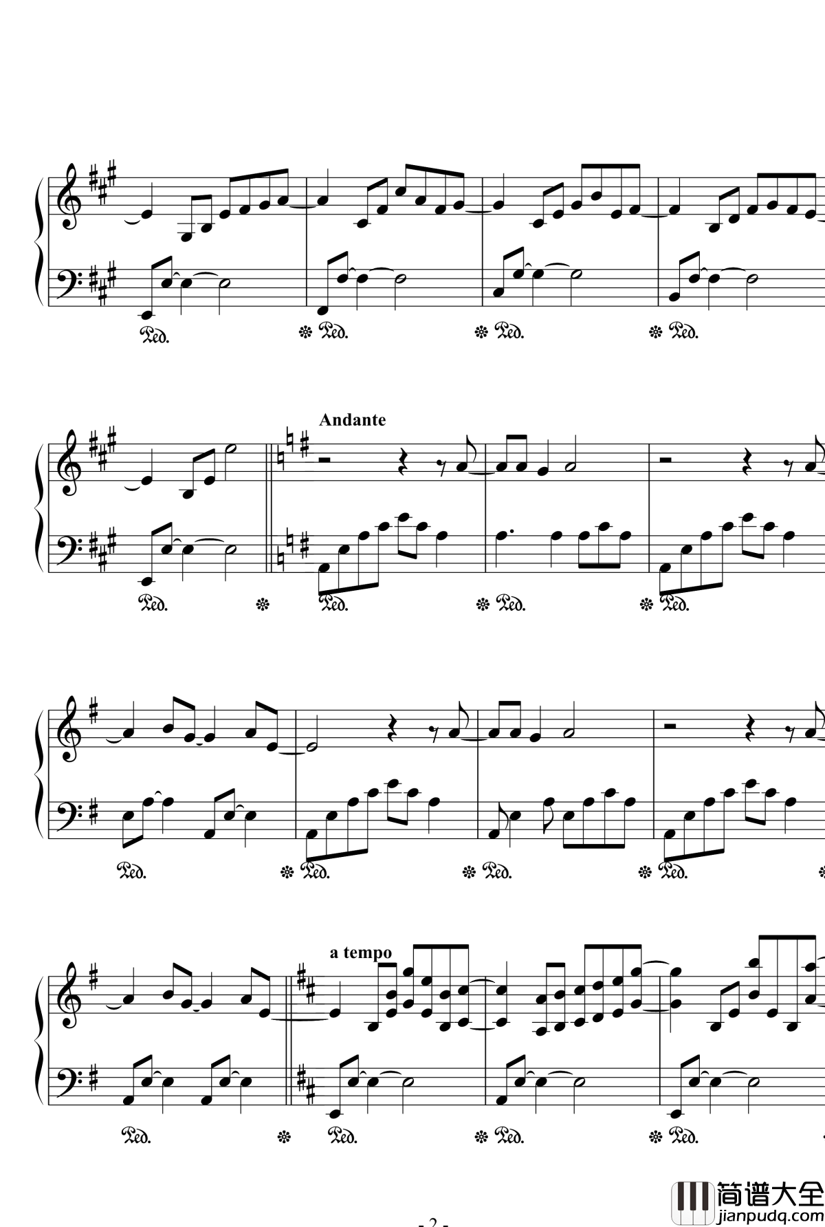 Aqua_Harp钢琴谱_Wayne_Lytle